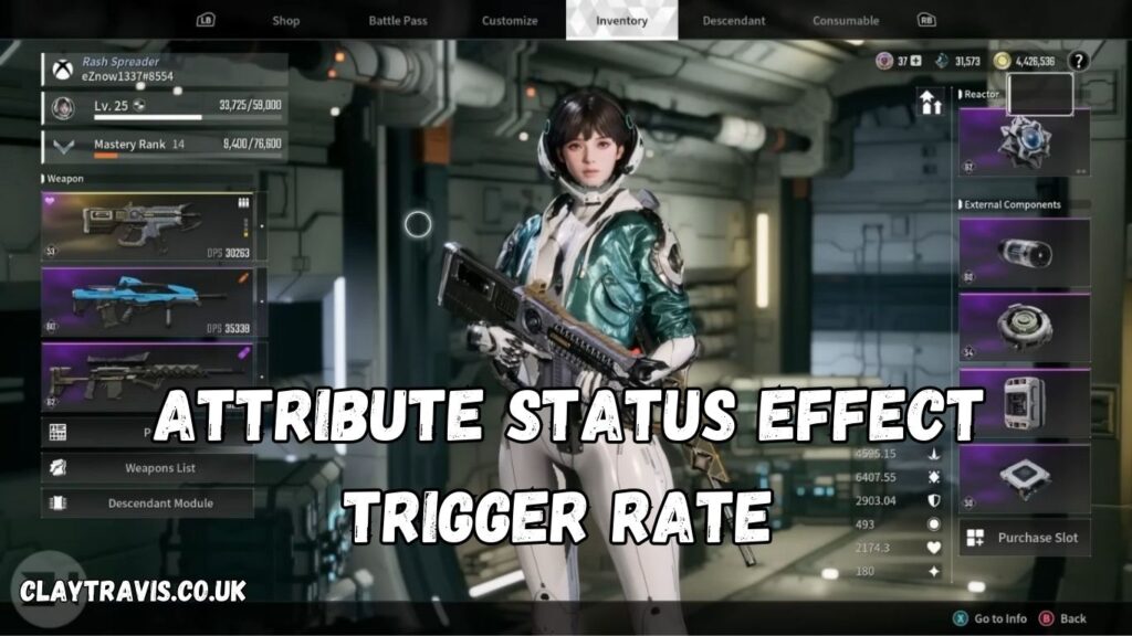 Attribute Status Effect Trigger Rate 