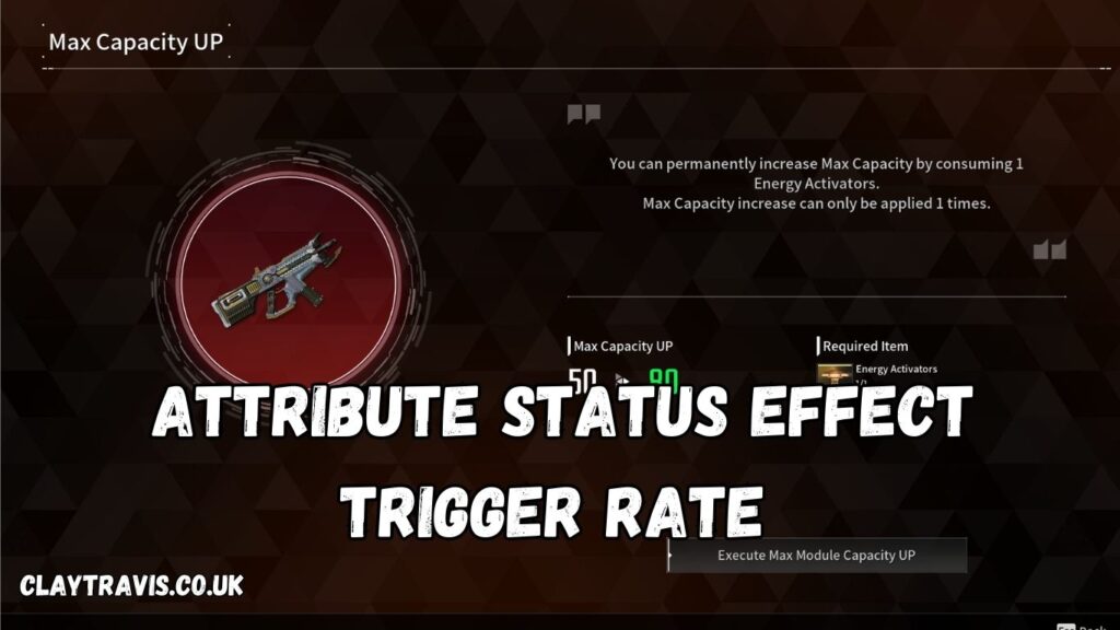 Attribute Status Effect Trigger Rate 