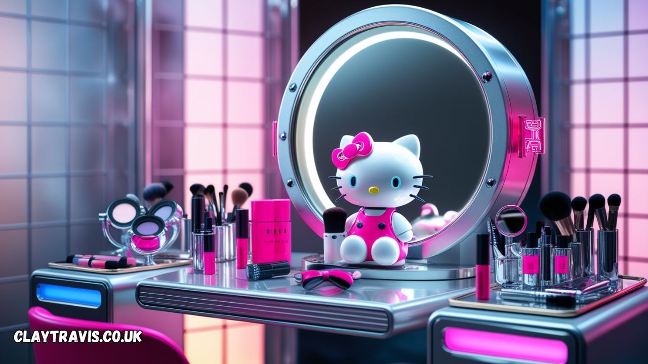 ai hello kitty makeup table ai